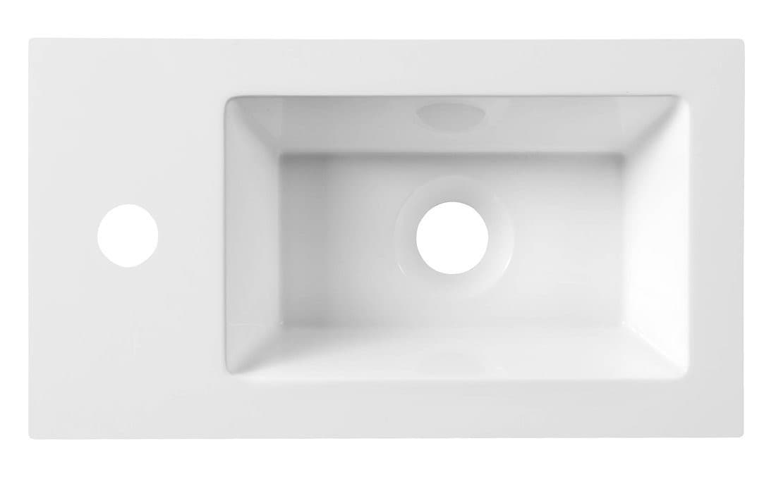 Umywalka meblowa kompozytowa 40x22cm, biały