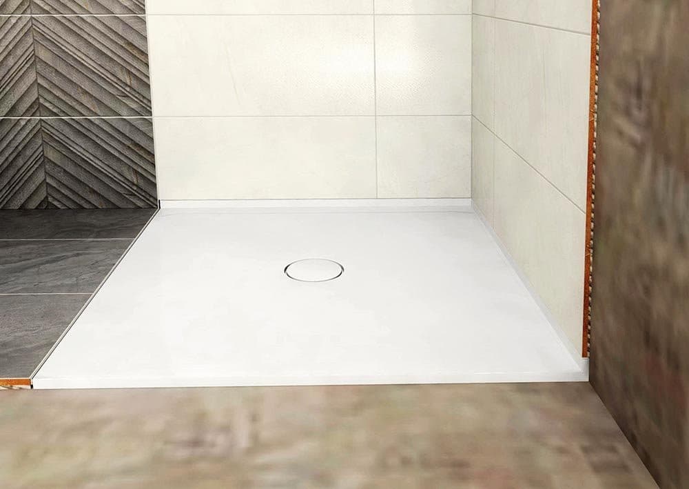 MIRAI brodzik kompozytowy 90x90x1,8cm, biały