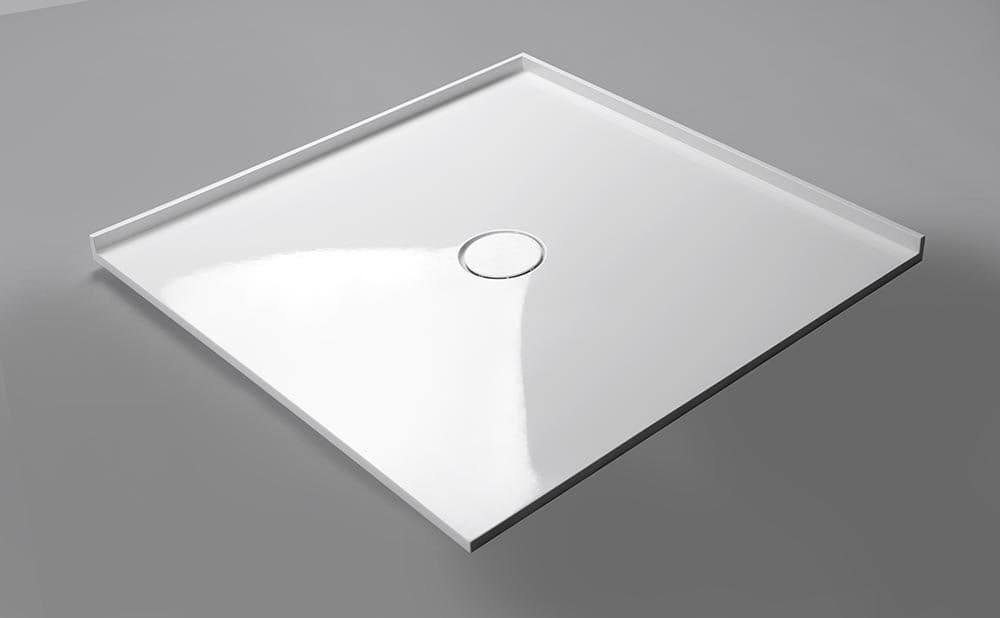 MIRAI brodzik kompozytowy 90x90x1,8cm, biały