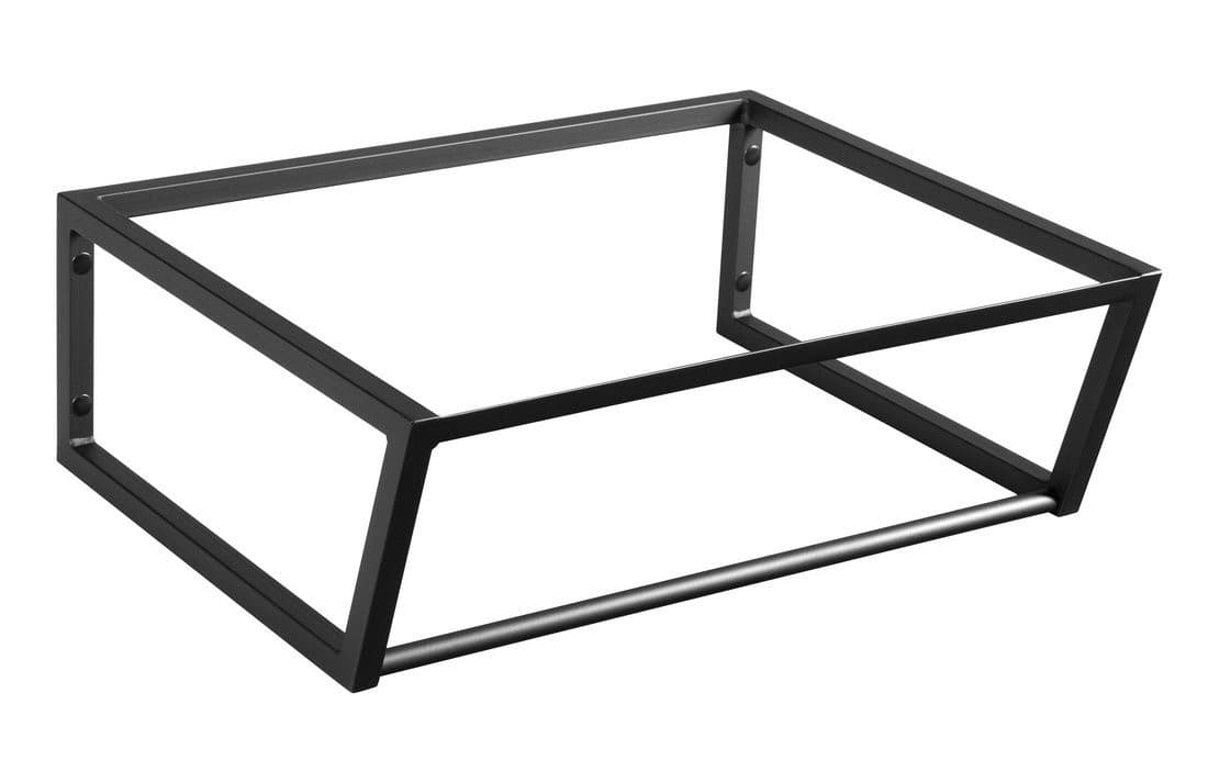 SKA konsola pod umywalkę, 600x200x460mm, czarny mat