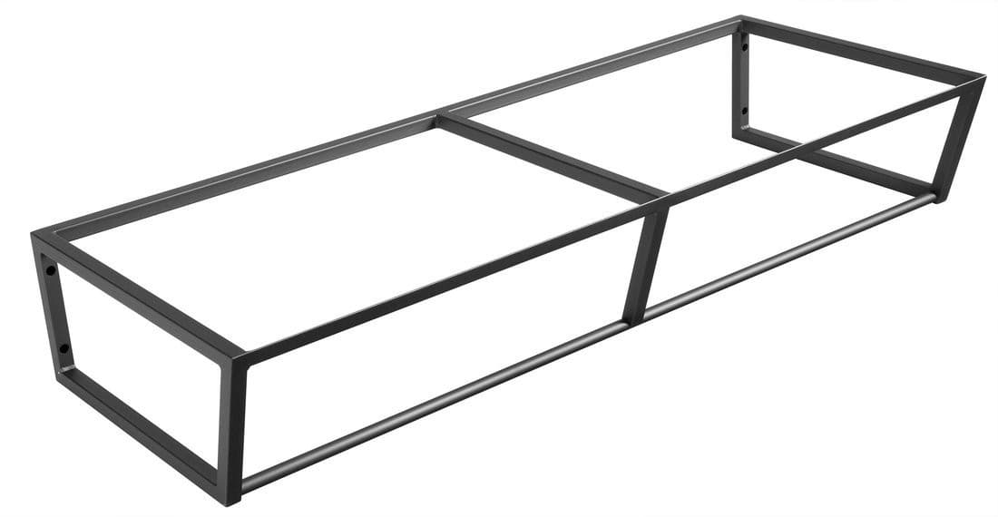 SKA konsola pod umywalkę, 1200x200x460mm, czarny mat
