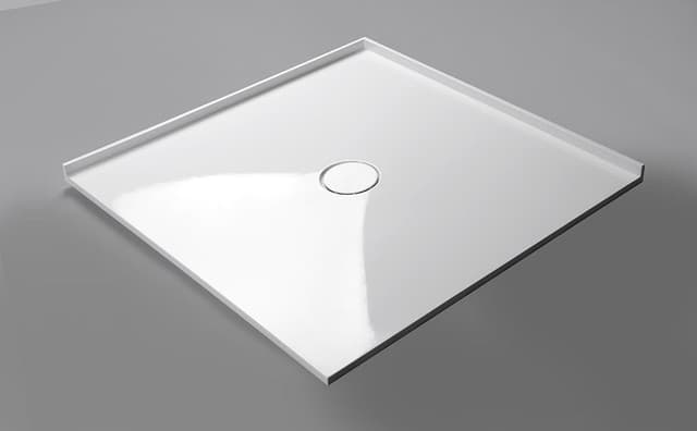 MIRAI brodzik kompozytowy 80x80x1,8cm, biały