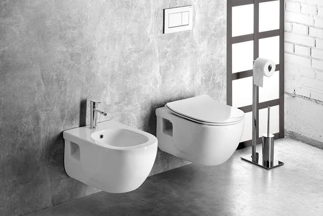 BRILLA bidet wiszący, 35,5x53cm, biały