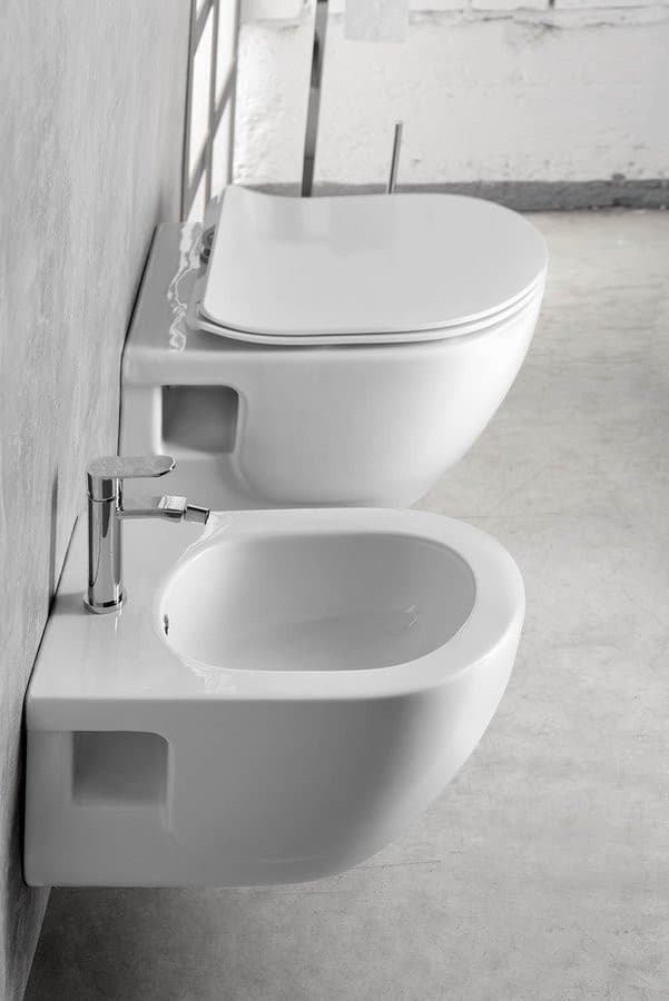 BRILLA bidet wiszący, 35,5x53cm, biały
