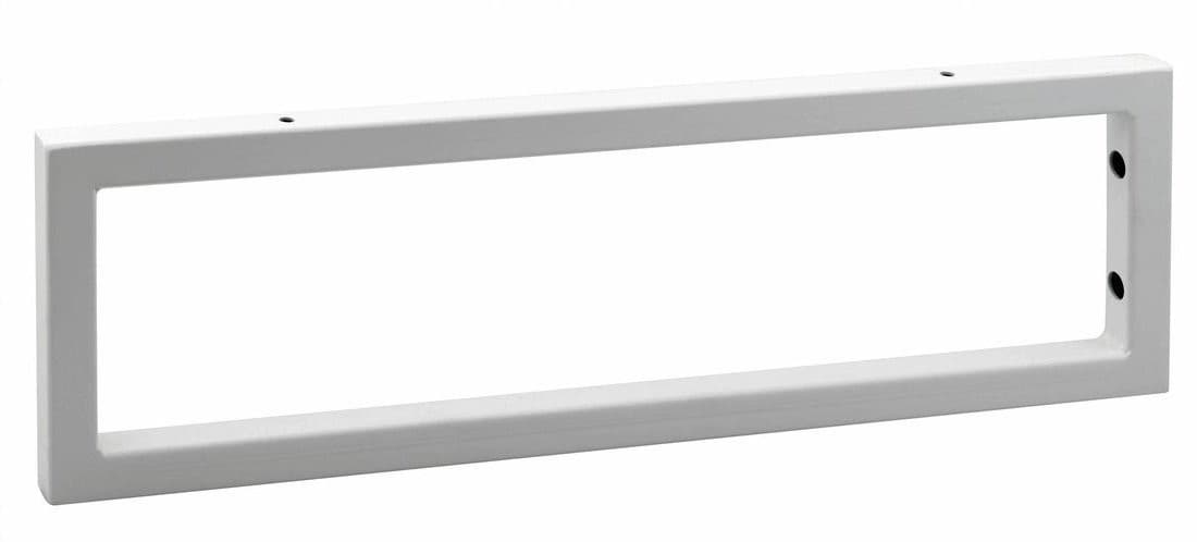 Wspornik 490x150x20mm, stal malowana, biały mat