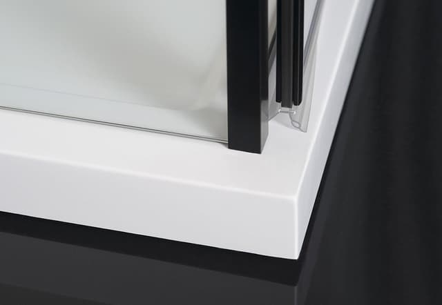 ZOOM BLACK ścianka boczna 1000mm, szkło czyste
