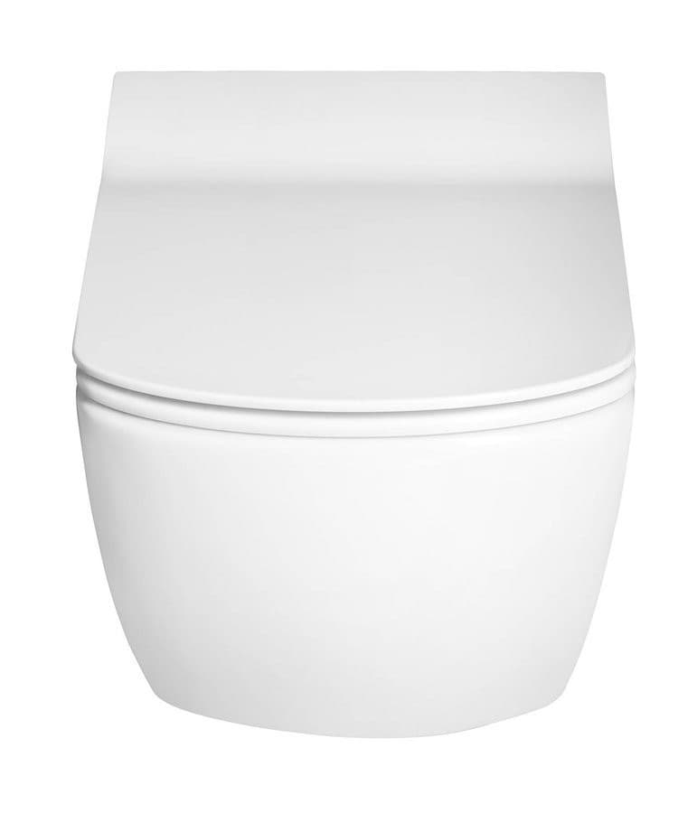 GLANC WC wiszące, Rimless, 37x51,5cm, biały