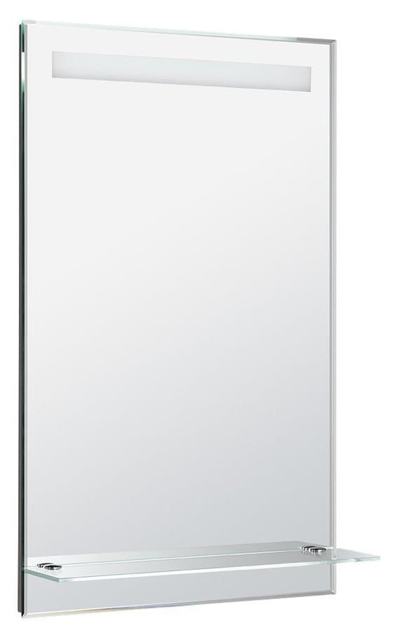 Lustro z oświetleniem LED i półką 50x80cm, wyłącznik