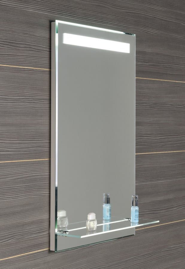 Lustro z oświetleniem LED i półką 50x80cm, wyłącznik