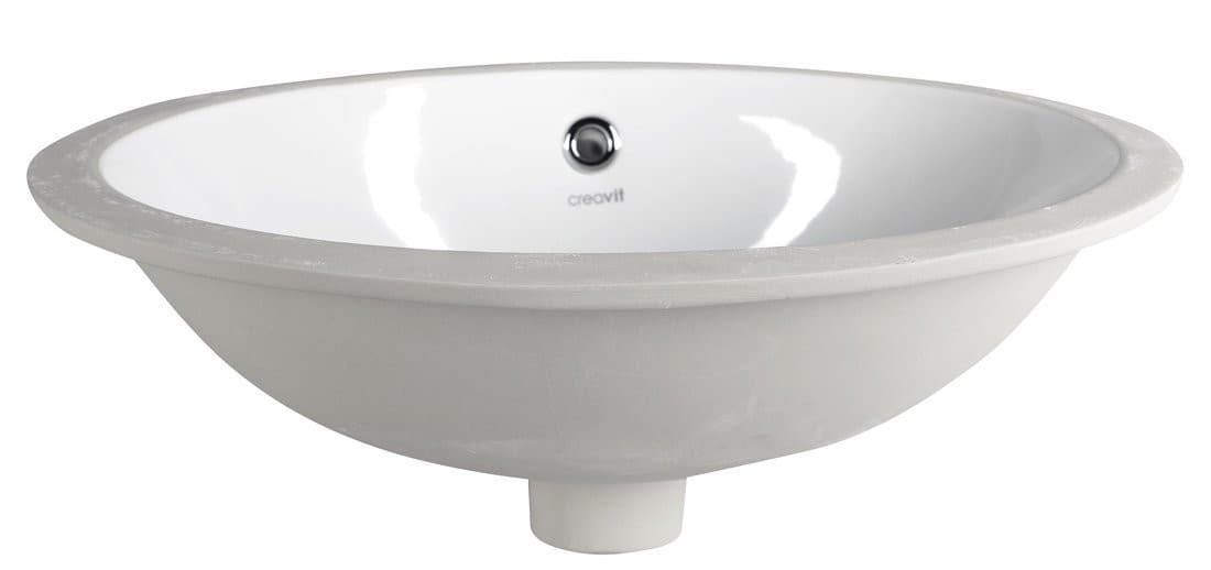 Umywalka ceramiczna pod blat 48,5x38cm, biała