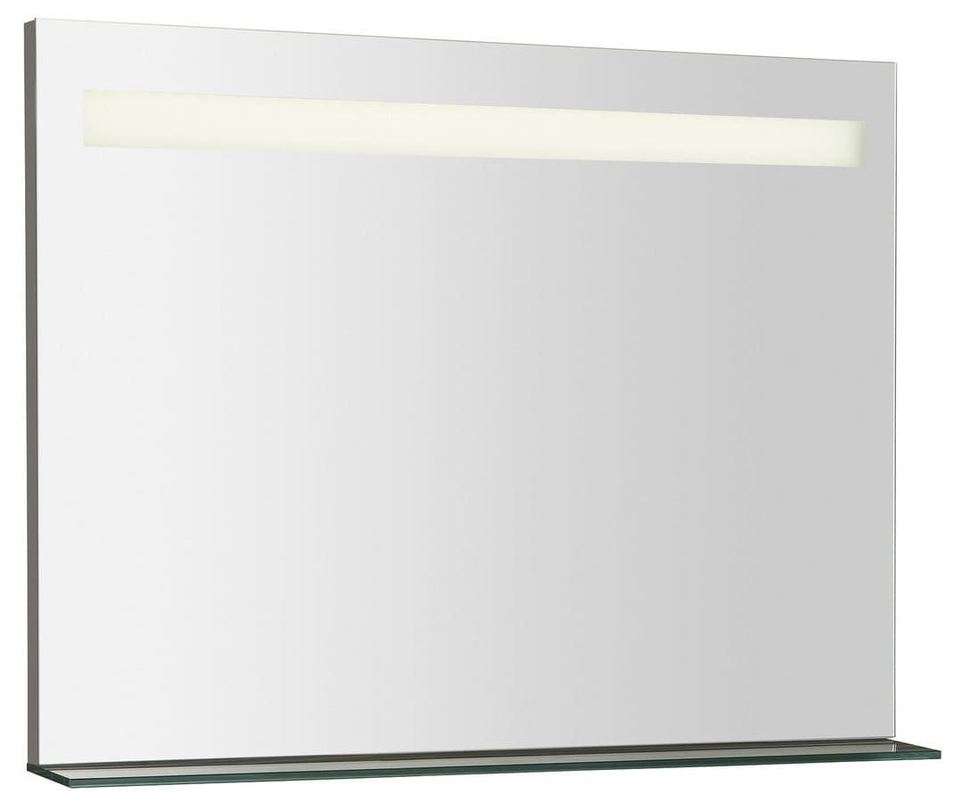 BRETO lustro z oświetleniem LED i półką 80x60,8cm