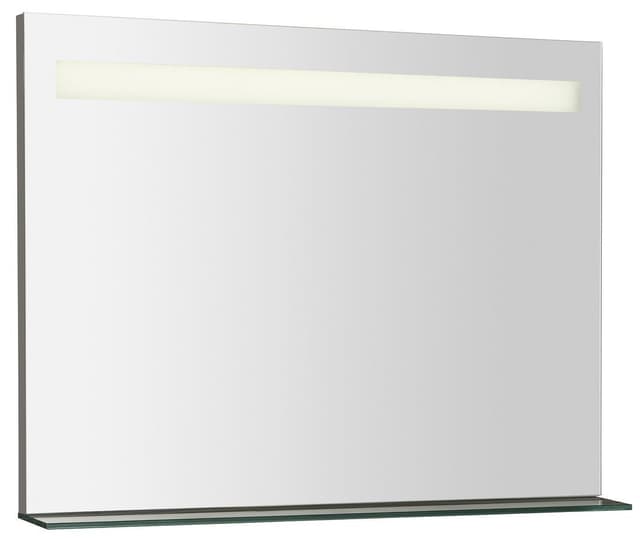 BRETO lustro z oświetleniem LED i półką 80x60,8cm