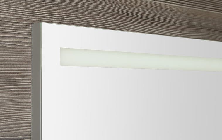 BRETO lustro z oświetleniem LED i półką 80x60,8cm