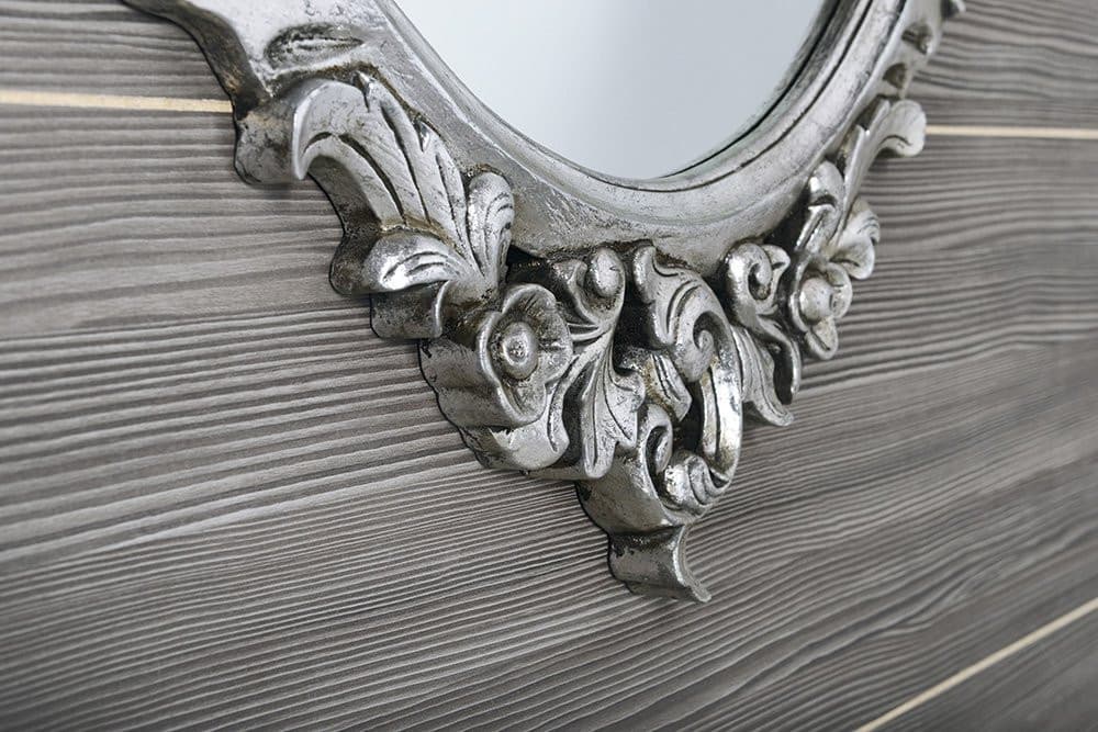 DESNA Lustro w ramie, 80x100cm, srebro