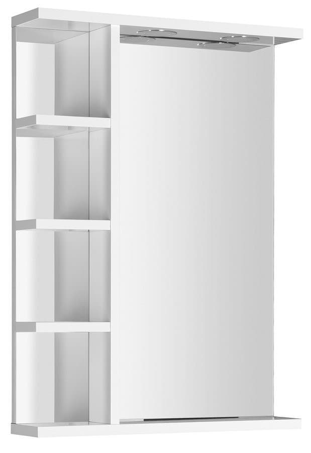 KORIN lustro z oświetleniem LED i półeczką 52x70x12cm