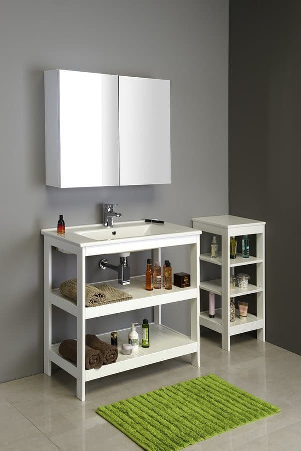 ETIDE regał 36x86x36 cm, biały mat