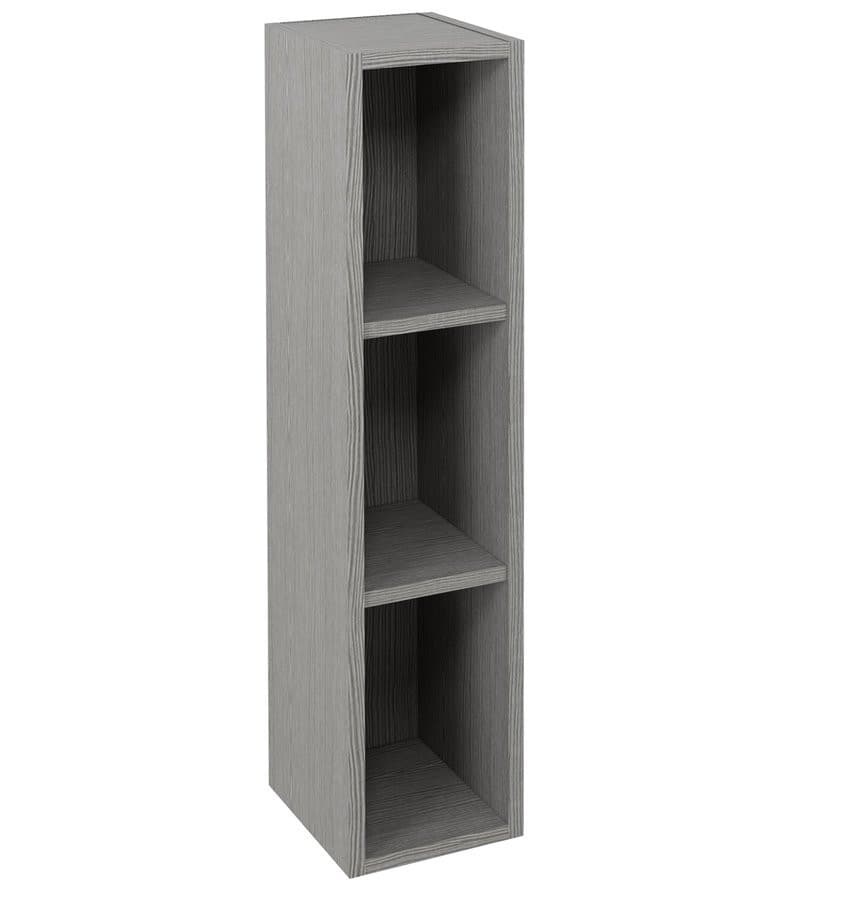 ESPACE szafka otwarta z półkami, 20x94x22cm, dąb srebrny