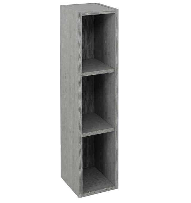 ESPACE szafka otwarta z półkami, 20x94x22cm, dąb srebrny