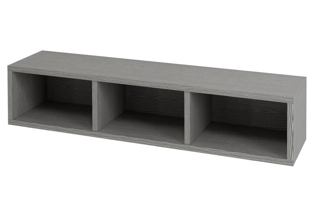 ESPACE szafka otwarta z półkami, 20x94x22cm, dąb srebrny