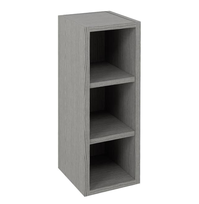 ESPACE szafka otwarta z półkami, 20x60x22cm, dąb srebrny