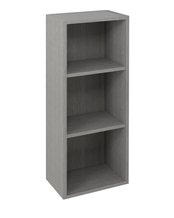 ESPACE szafka otwarta z półkami, 35x94x22cm, dąb srebrny