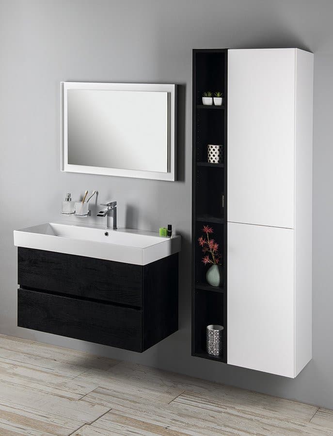 FLUT Lustro z podświetleniem LED 60x80cm, białe