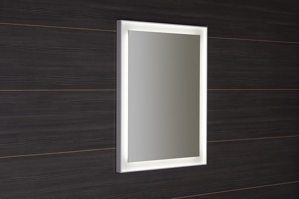 FLUT Lustro z podświetleniem LED 60x80cm, białe