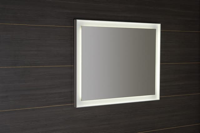 FLUT Lustro z podświetleniem LED 90x70cm, białe
