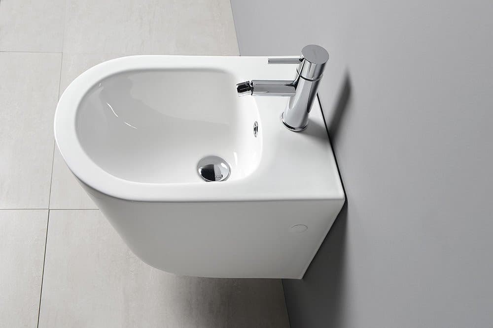 PACO bidet wiszący, 36x52cm, biały