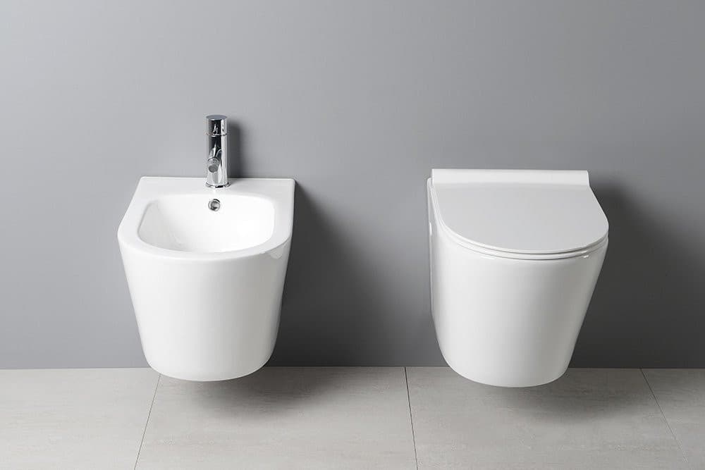 PACO bidet wiszący, 36x52cm, biały