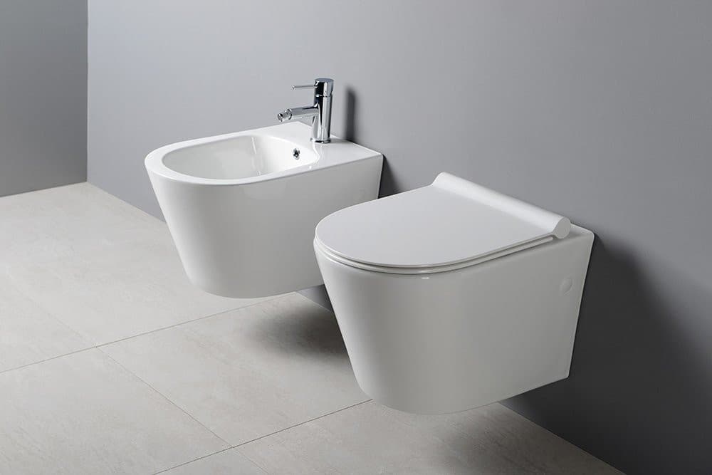 PACO bidet wiszący, 36x52cm, biały
