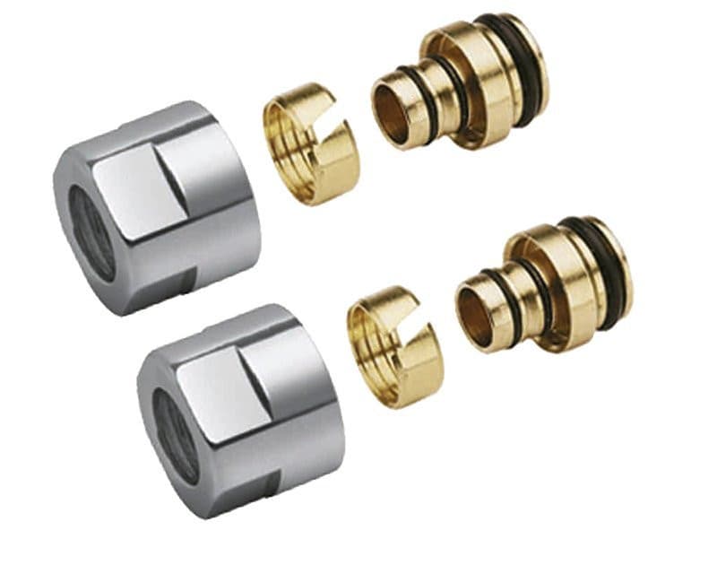 Złączki do Alupex 1/2&quot; 16mm, chrom