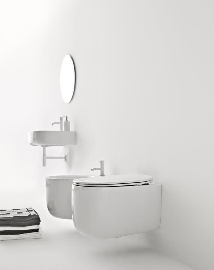 NOLITA deska WC, SLIM, Soft Close, biała