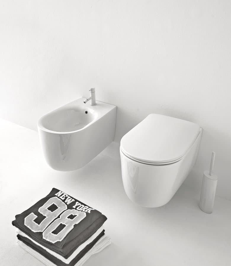 NOLITA deska WC, SLIM, Soft Close, biała