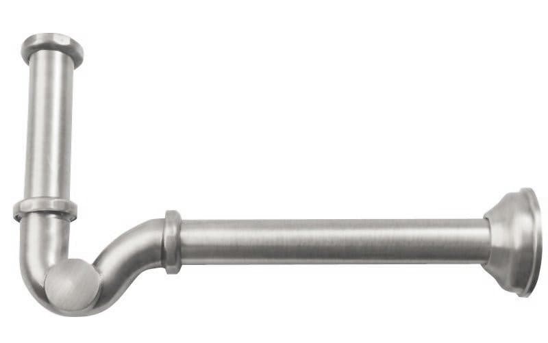 Syfon bidetowy 5/4&quot;, odpływ 32mm, nikiel szczotkowany