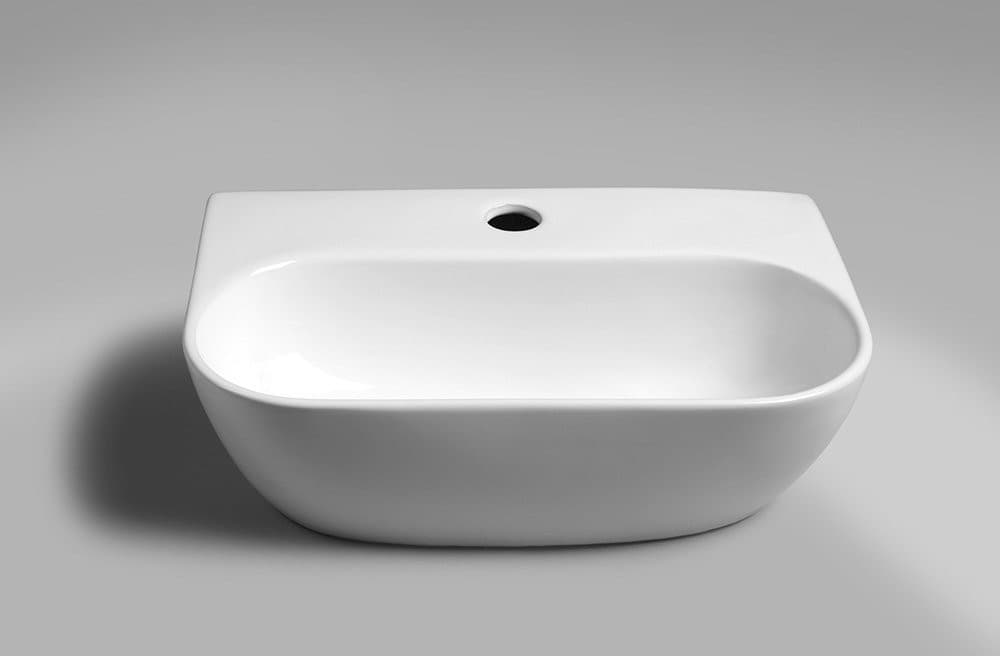NERISSA umywalka ceramiczna 42x29cm, biała