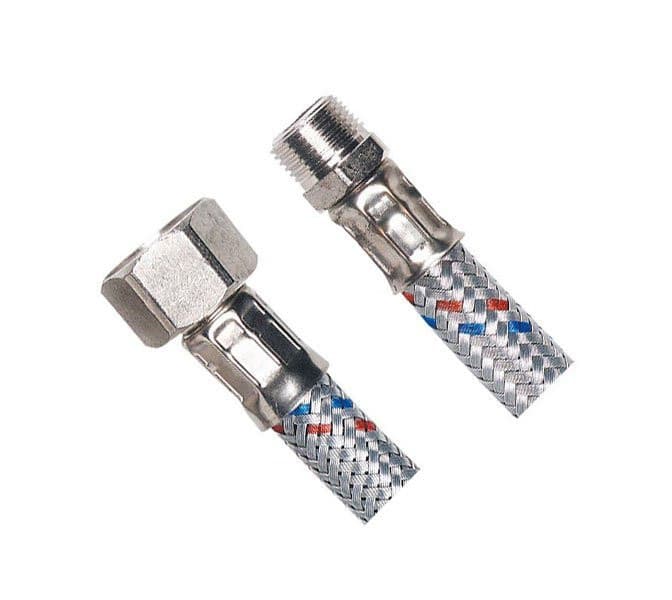Wąż przyłączeniowy nierdzewny FxM 1/2&quot;x1/2&quot;, 120cm