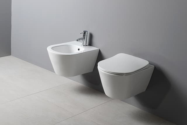 AVVA bidet wiszący 35,5x53cm, biały
