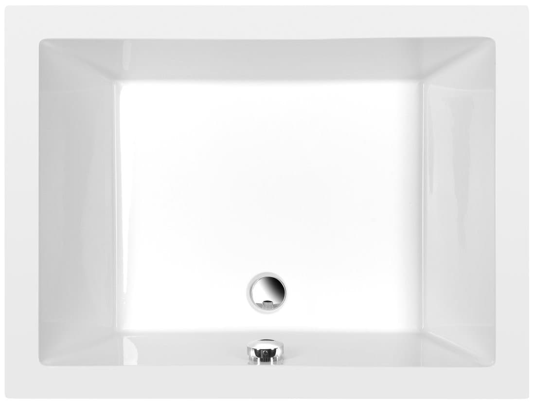 DEEP brodzik prysznicowy ze stelażem, 100x75x26cm, biały