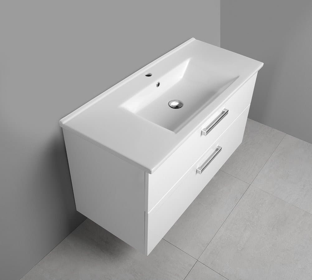 VEGA szafka umywalkowa 97x60x43,6cm, 2 szuflady, biała