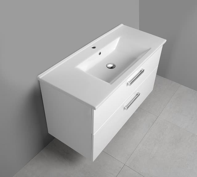 VEGA szafka umywalkowa 97x60x43,6cm, 2 szuflady, biała
