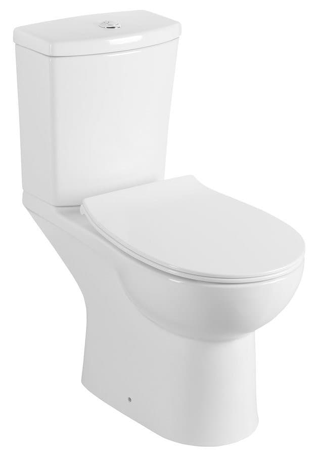 KAIRO kompakt WC, odpływ poziomy, biały