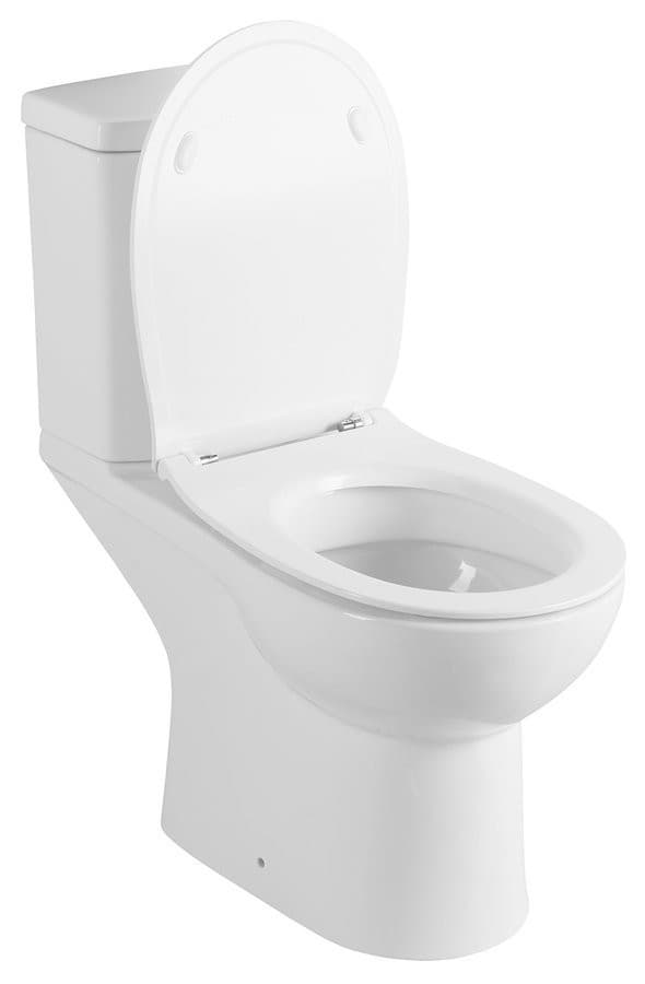 KAIRO kompakt WC, odpływ poziomy, biały