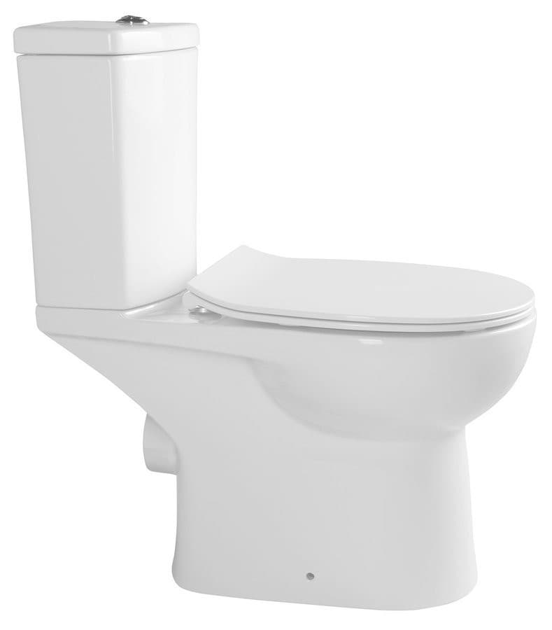 KAIRO kompakt WC, odpływ poziomy, biały