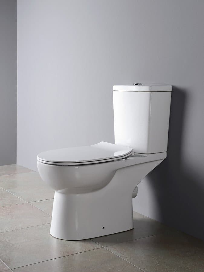 KAIRO kompakt WC, odpływ poziomy, biały