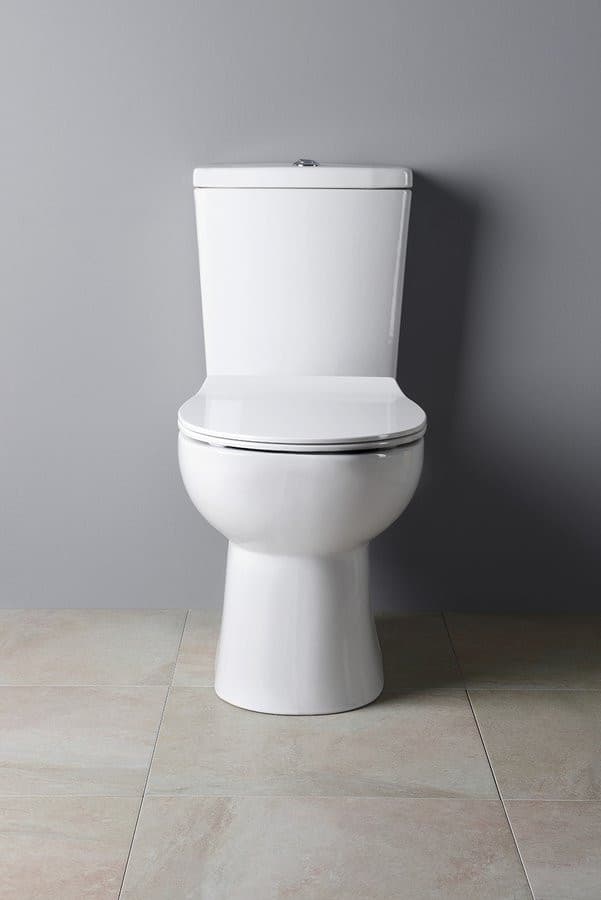 KAIRO kompakt WC, odpływ poziomy, biały
