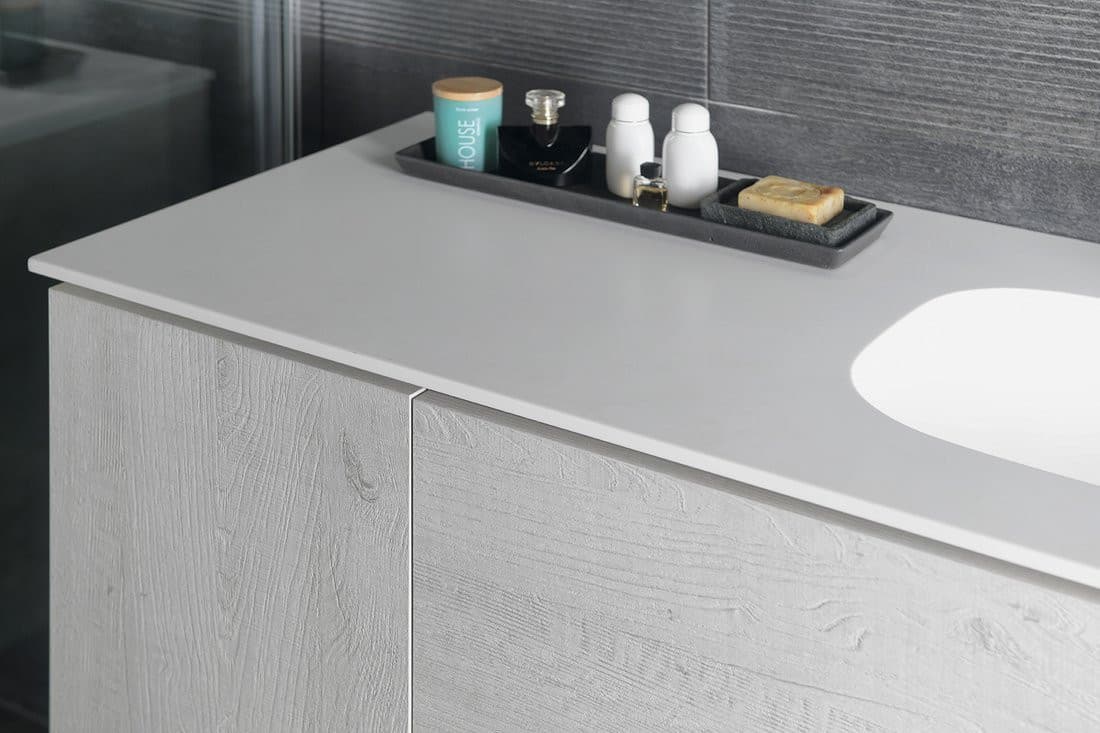 TREOS szafka umywalkowa 110x53x50,5cm, dąb Polar