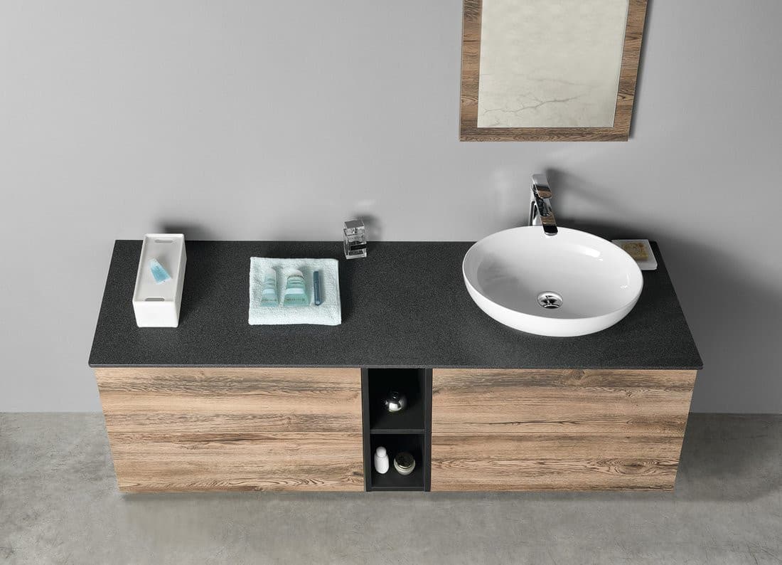 TREOS szafka umywalkowa 110x53x50,5cm, dąb Collingwood