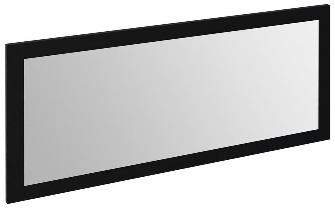 TREOS lustro w ramie 110x50cm, czarny mat