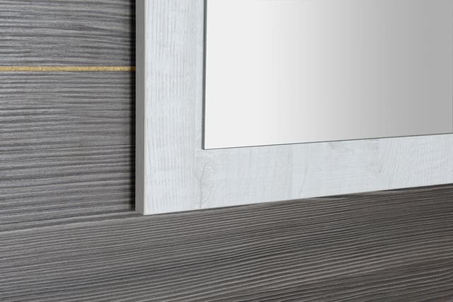TREOS lustro w ramie 110x50cm, dąb Polar